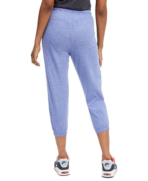 Nike Womens Gym Vintage Capri Sweatpants And Reviews Women Macys