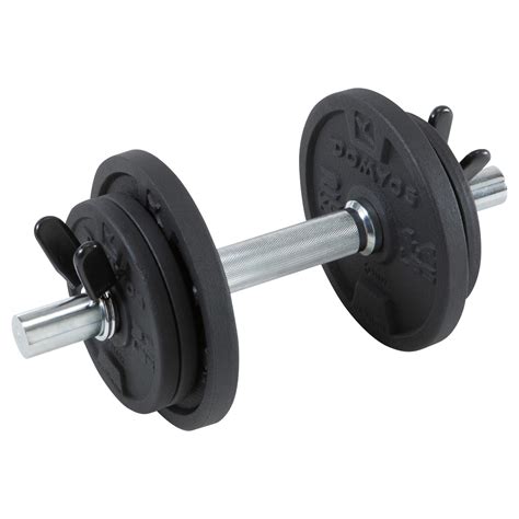 Halteres De Musculação 10 Kg Conjunto Domyos By Decathlon