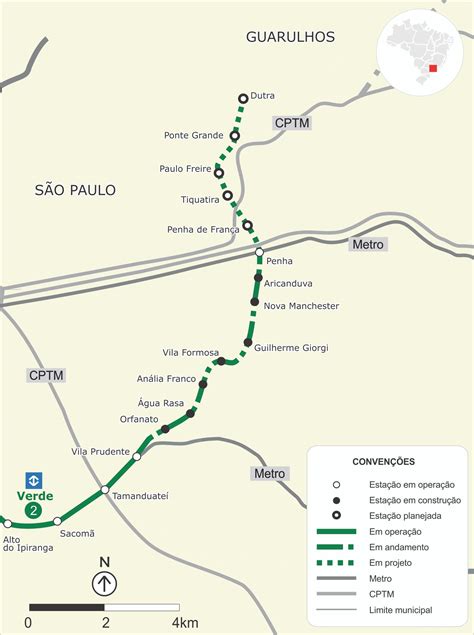 Metrô de São Paulo extensão da Linha 2 Verde Revista Ferroviária