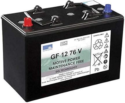 Exide Traction Battery GF12076V Gel 12V 76Ah Auto Amazon Co Uk