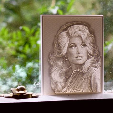 Dolly Parton Window Art 3d Printed Lithophane 3 Duckduckandgoose