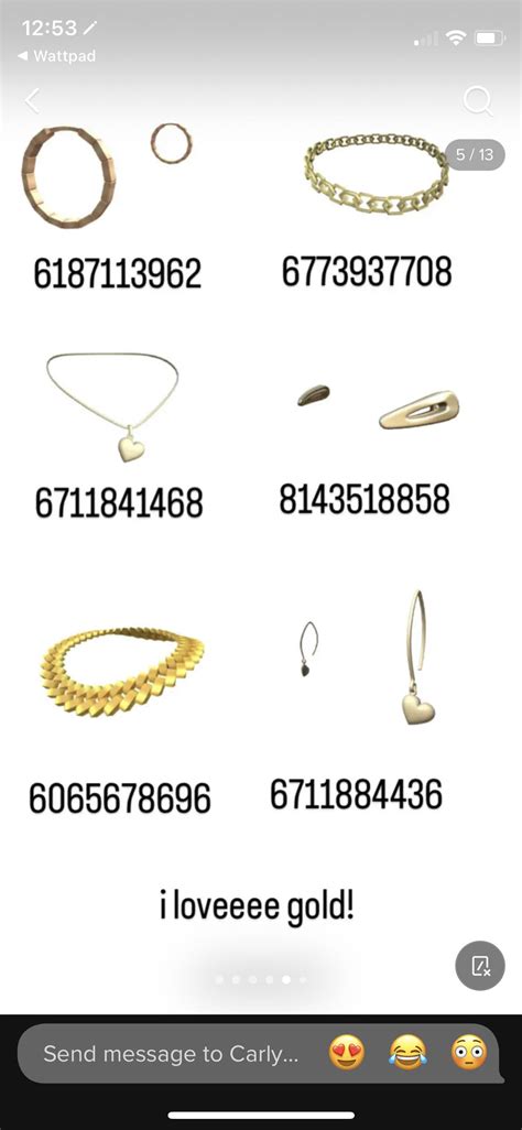 Pin By Mariasanbar A On Accesorios Braclets Gold Berries Roblox Codes