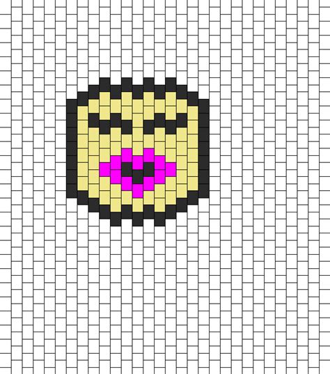 Kissy Face Peyote Bead Pattern Peyote Bead Patterns Misc Bead Patterns