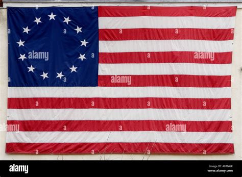 Betsy Ross American Flag With 13 Colonies Represented Philadelphia