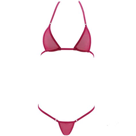Mini Mini Micro Bikini Set Mujeres Hot Sexy Lencer A Er Tica Sujetador De Cuerda G De Cuerdas