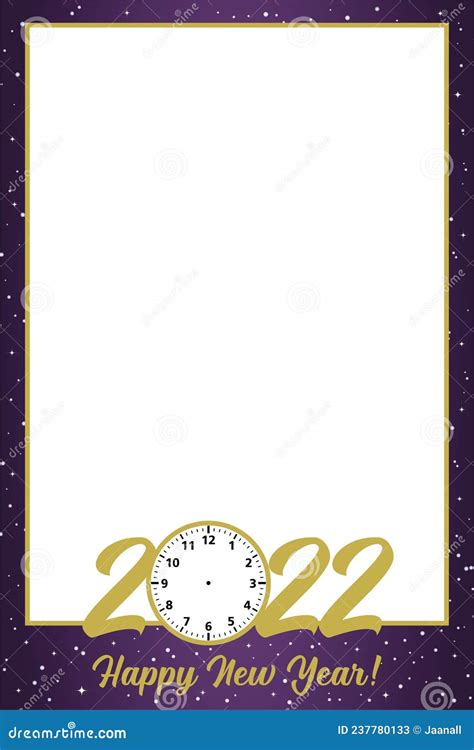 2022 New Year Border Frame Stock Vector Illustration Of Christmas