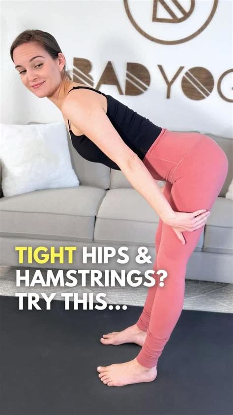 Tight Hips Hamstrings Try This Video In Stretches For Tight