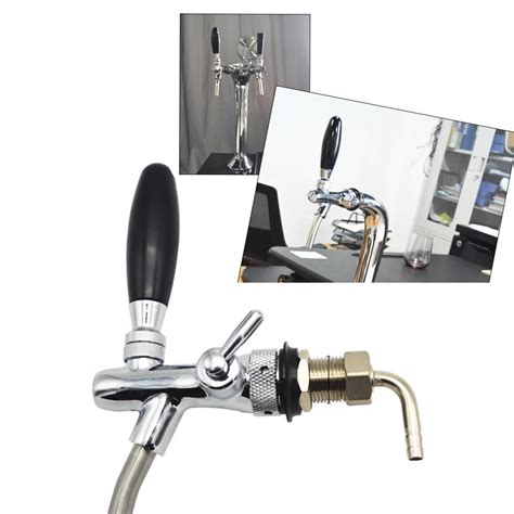 Draft Beer Machine Beer Tap Faucet With Flow Control Switch G Thread