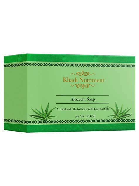 Khadi Nutriment Aloe Vera Soap125 Gm Soap For Unisex Pack Of 1