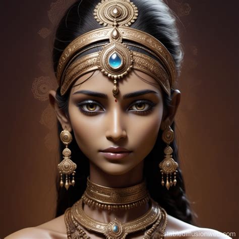 Sophisticated Humanoid with Indian Digital Elements | Stable Diffusion Online