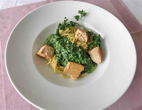 Lachs Spinat Spaghetti Von Einfach Nur Ich Chefkoch De