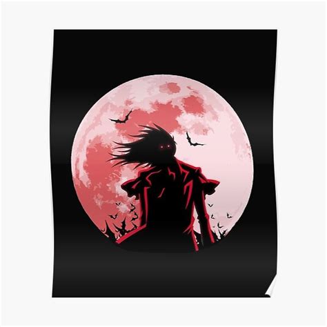 Alucard Hellsing Fanart Illustrated Poster For Sale By AhmedSans