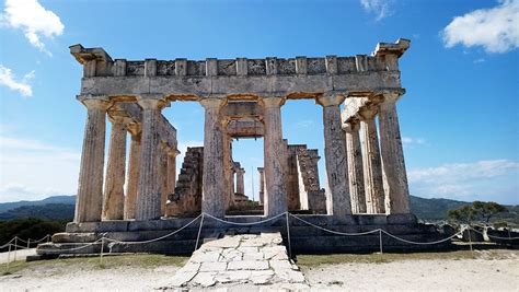 Aegina Aphaia Building The Finest Archaic Greek Temple Athens