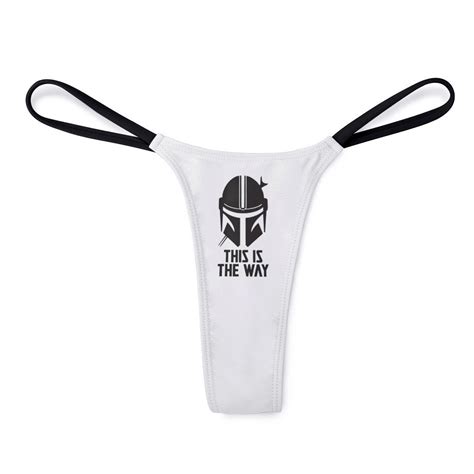 Mandalorian This Is The Way Sexy Thin Thong Etsy