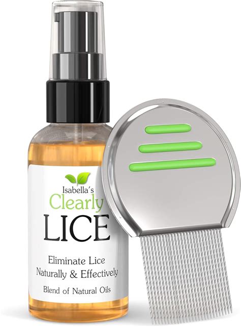 Clearly LICE Efficace Trattamento Contro I Pidocchi Da Oli Naturali