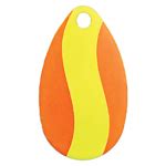 Indiana Spinner Blade Orange With Yellow Stripe Sz