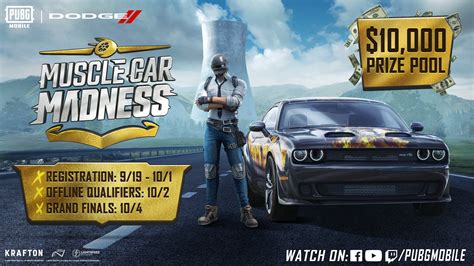 PUBG Mobile X Dodge Brings Muscle Car Madness Challenge