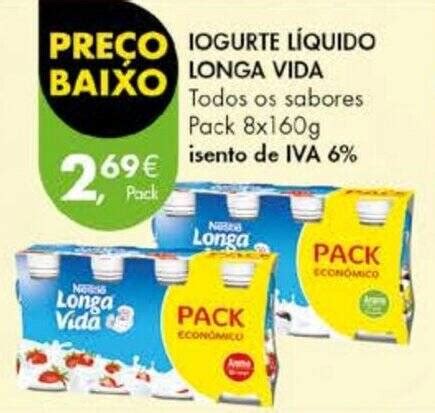 Promo O Iogurte L Quido Longa Vida Pack X G Em Pingo Doce