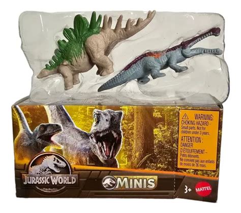 Jurassic World Minis Sarcosuchus And Kentrosaurus Envío Gratis