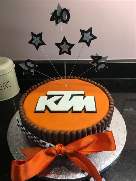 Ktm Motorcross 40th Birthday Cake Cake 40th Birthday Cakes