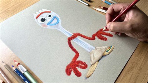 Drawing Forky Time Lapse Artology YouTube