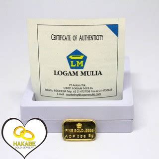 Jual Emas Batangan ANTAM Logam Mulia LM 24K Gold Bar Gold Fine Gold 5