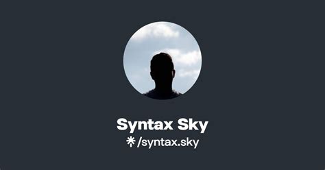 Syntax Sky Instagram Linktree