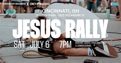 Cincinnati Oh Jesus Rally Ziegler Park Cincinnati 6 July 2024