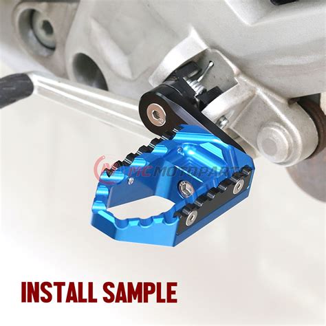 Blue Cnc Front Foot Pegs Tour Mm Adjustable For Yamaha Xsr