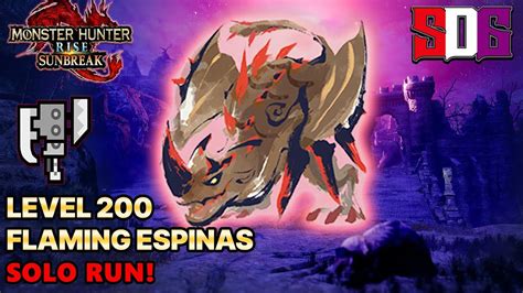 Monster Hunter Rise Sunbreak Ps Level Afflicted Flaming Espinas