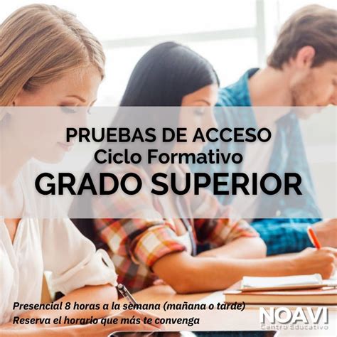 Prueba De Acceso A Grado Superior Noavi