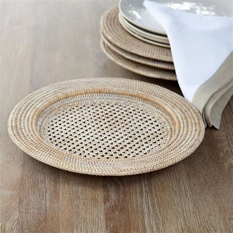 Natural Rattan Woven Charger Plate For Eco Friendly Kitchen Cheap Charger Plate Made Of Rattan