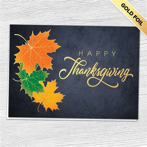 Modern Business Thanksgiving Cards | Company Greeting