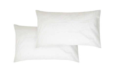 White Plain Soft Fiber Pillow 16 X 24 Inches For Home Hotel Shape