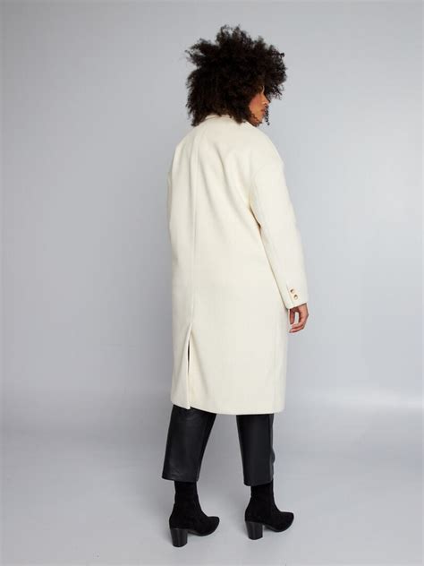 Manteau Long Blanc Kiabi 55 00