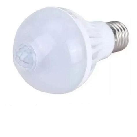 Lâmpada Led Bulbo E27 9w Sensor De Presença Leroy Merlin