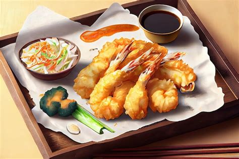 Premium Photo | Japanese tempura food