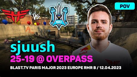 Csgo Pov Heroic Sjuush Vs Monte Overpass Blast Tv Paris