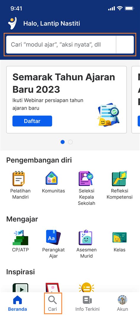 Fitur Cari Di Platform Merdeka Mengajar Merdeka Mengajar