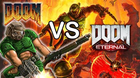 Doom 1 Vs Doom Eternal Nightmare Difficulty Cuanto Tardo En Que Me