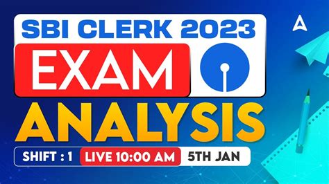 SBI Clerk Analysis 2023 5th Jan 2024 Shift 1 SBI Clerk Exam