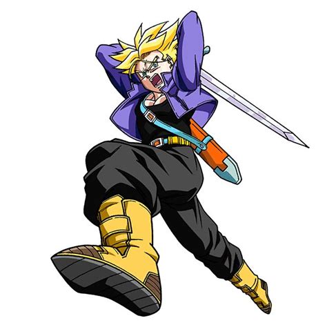 Future Trunks Ssj Render [sdbh World Mission] By Maxiuchiha22 On