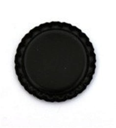 50 Flattened Black Bottlecaps Bottle Cap Flat Bottlecap Caps Etsy