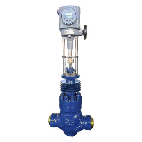 High temperature and high pressure control valve