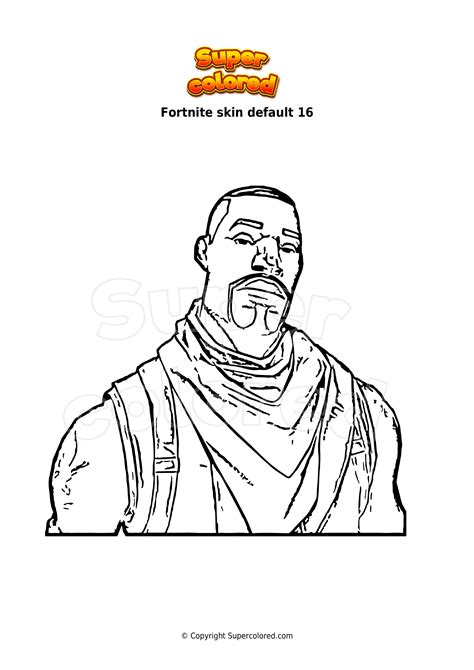 Coloriage Fortnite Agent Jonesy