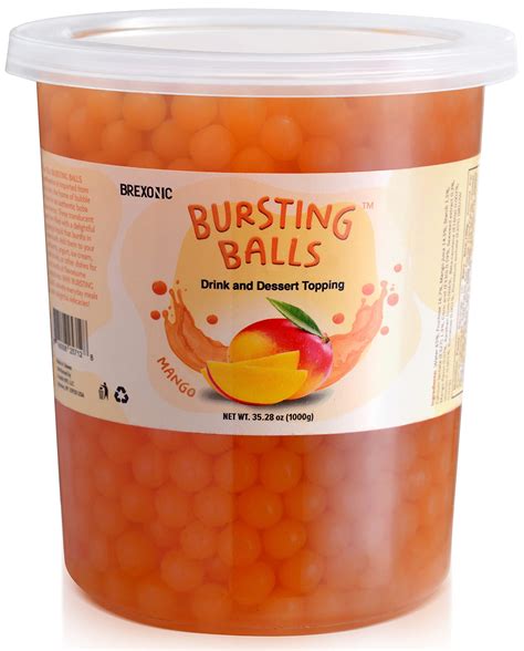 Buy BREXONIC Popping Boba Pearls Bursting Tea Balls Drink Dessert