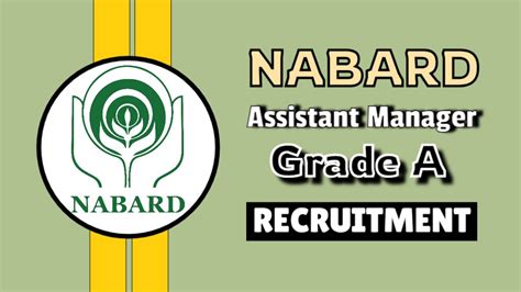 Nabard Assistant Manager Grade A Recruitment Apply Online