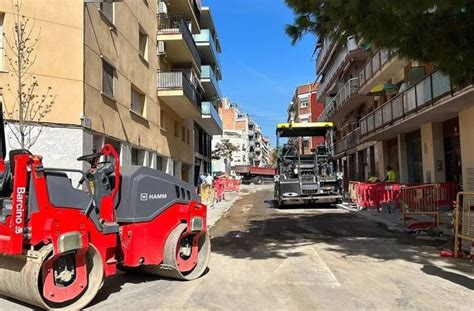 Empiezan Las Obras De Asfaltado De La Calle Valeta En L Hospitalet El