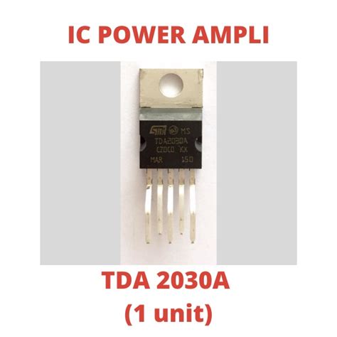 Jual TDA2030 TDA 2030 TDA2030A 2030 IC AISI AMPLIFIER UTC AUDIO