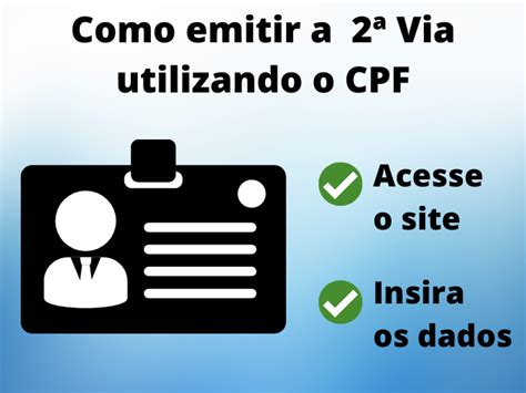 Aprenda Como Emitir A Via Cesan Pelo Cpf